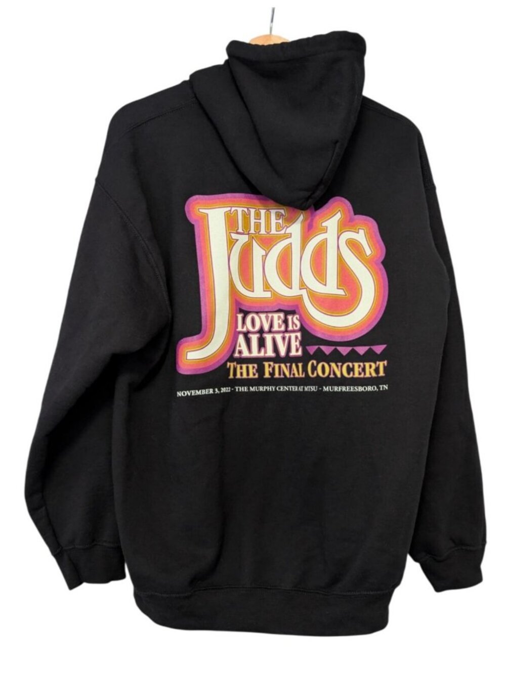 The Judds Final Concert 2022 Hoodie Love Is Alive Tour Retro Graphic L